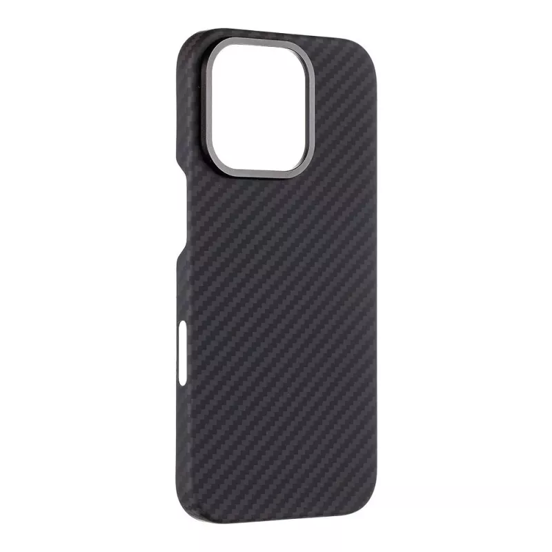 Tactical Back Cover MagForce Aramid für iPhone 16 Pro Schwarz