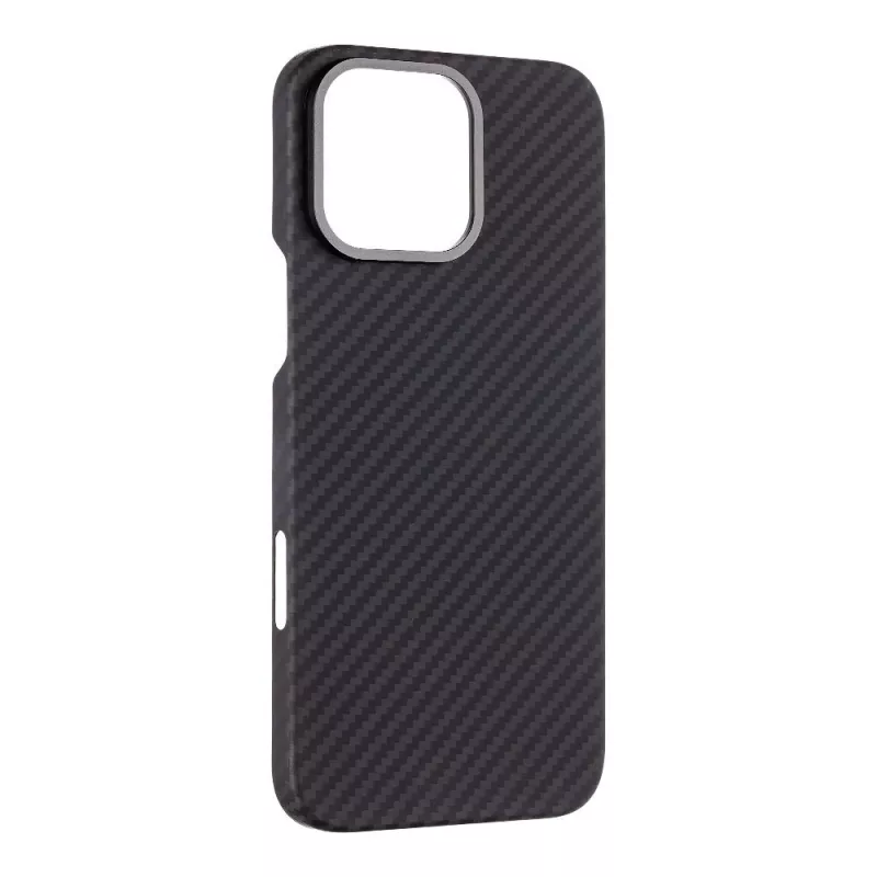 Tactical Back Cover MagForce Aramid für Apple iPhone 16 Pro Max Schwarz