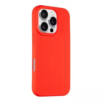 Tactical Back Cover MagForce Velvet Smoothie für Apple iPhone 16 Pro – Chilli Red