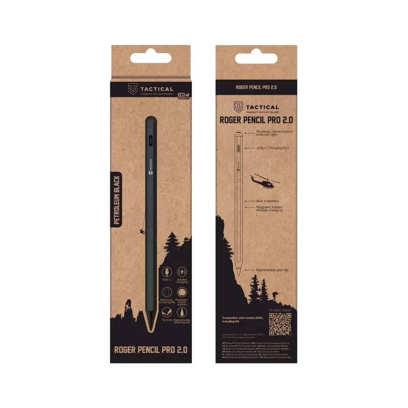 Tactical Roger Pencil Pro 2.0 Digitaler Stylus-Stift Schwarz