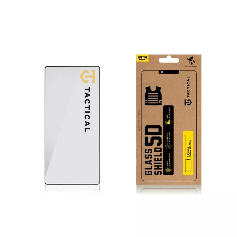 Tactical Glass Shield 5D für Samsung Galaxy S25 Ultra Schwarz
