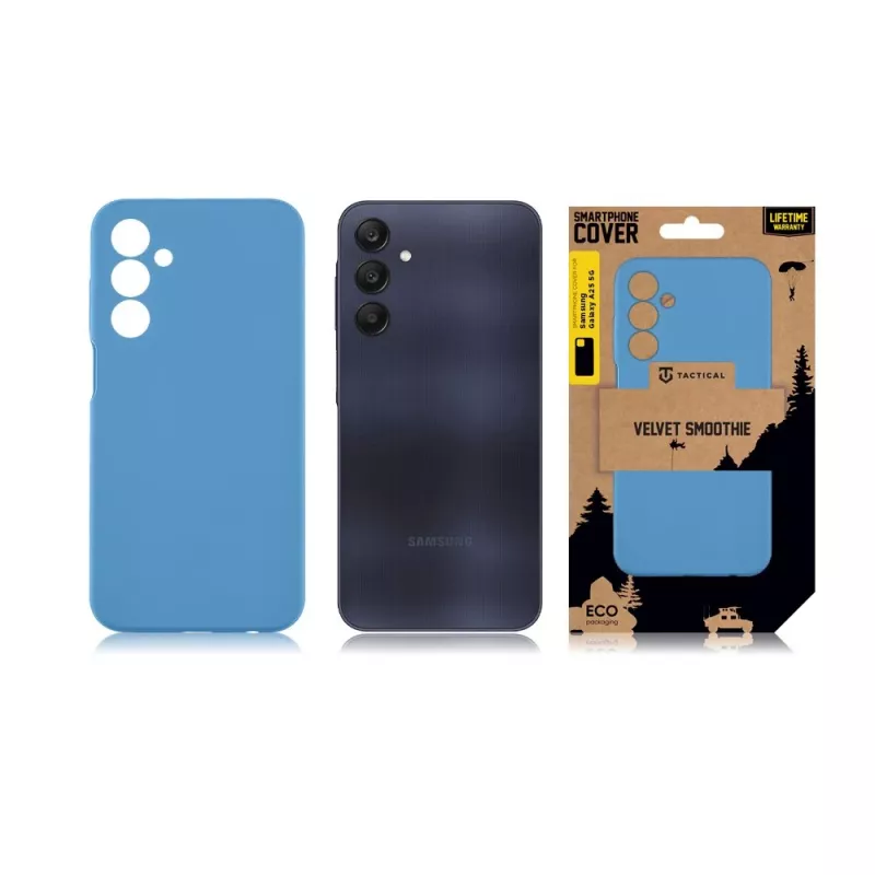 Tactical Back Cover Velvet Smoothie für Samsung Galaxy A25 5G - Schwarz