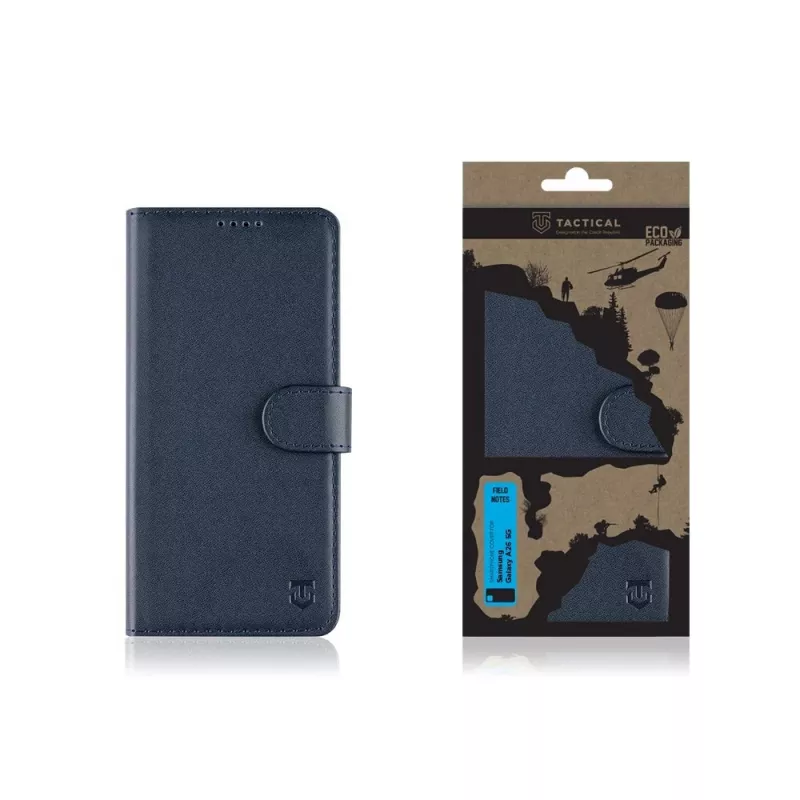 Tactical Book Cover Field Notes für Samsung Galaxy A26 5G - Blau