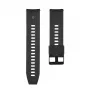 Taktisches Quick-Release-Silikonarmband 22mm Schwarz