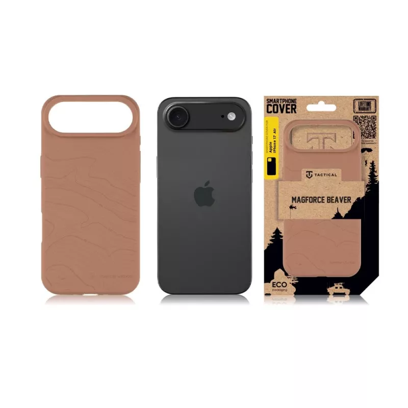 Tactical Back Cover MagForce Beaver iPhone 17 Mouse Moose Black