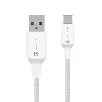 Tactical Stitch Thread Cable USB-A/USB-C Weiß - Lade- und Datenkabel - 1,2 m