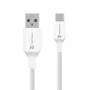 Tactical Stitch Thread Kabel USB-A/USB-C Weiß