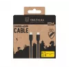 Tactical Stitch Thread Cable USB-C/USB-C Black - 1,2m - Nylon Geflochten - Laden & Datensync