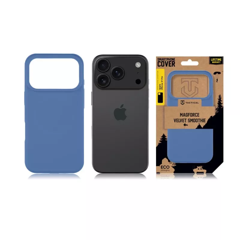 Tactical Back Cover MagForce Velvet Smoothie für iPhone 17 Pro - Avatar Grey