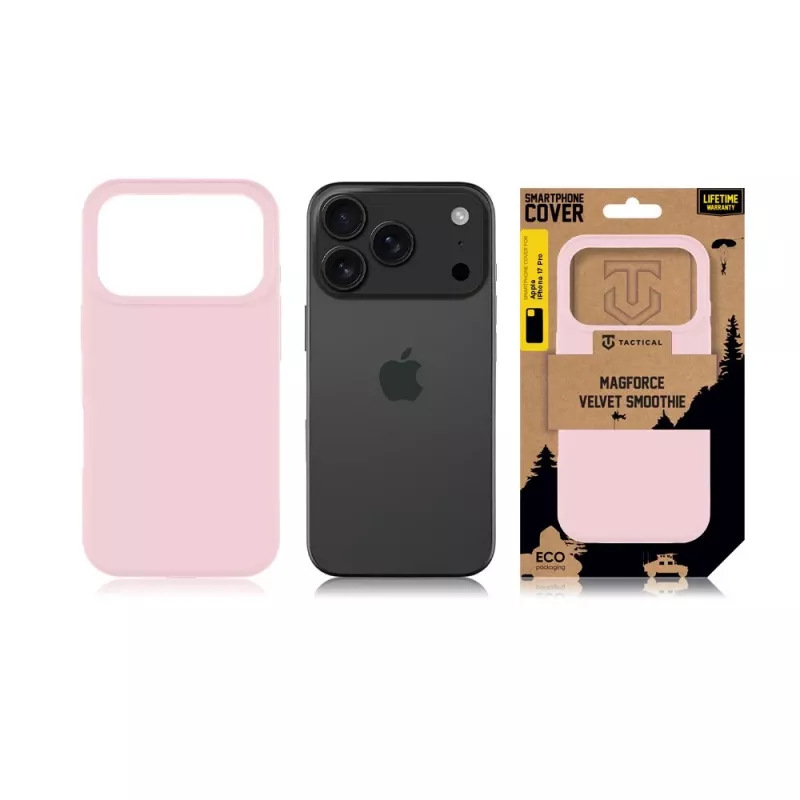 Tactical Back Cover MagForce Velvet Smoothie für iPhone 17 Pro - Pink Panther