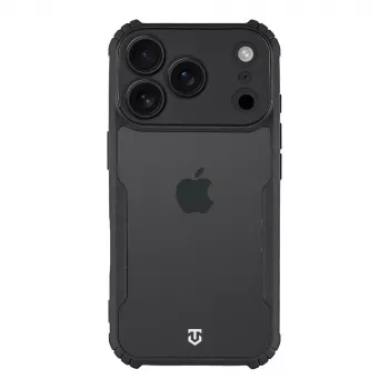 Tactical Back Cover Quantum Stealth iPhone 17 Pro Transparent/Schwarz