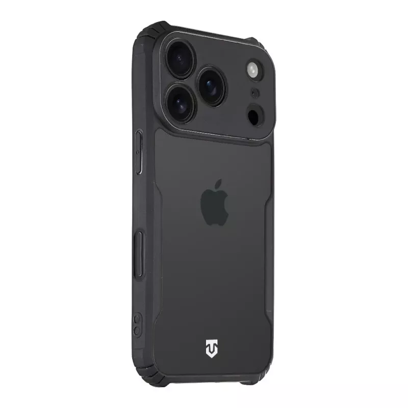 Tactical Back Cover Quantum Stealth iPhone 17 Pro Transparent/Schwarz
