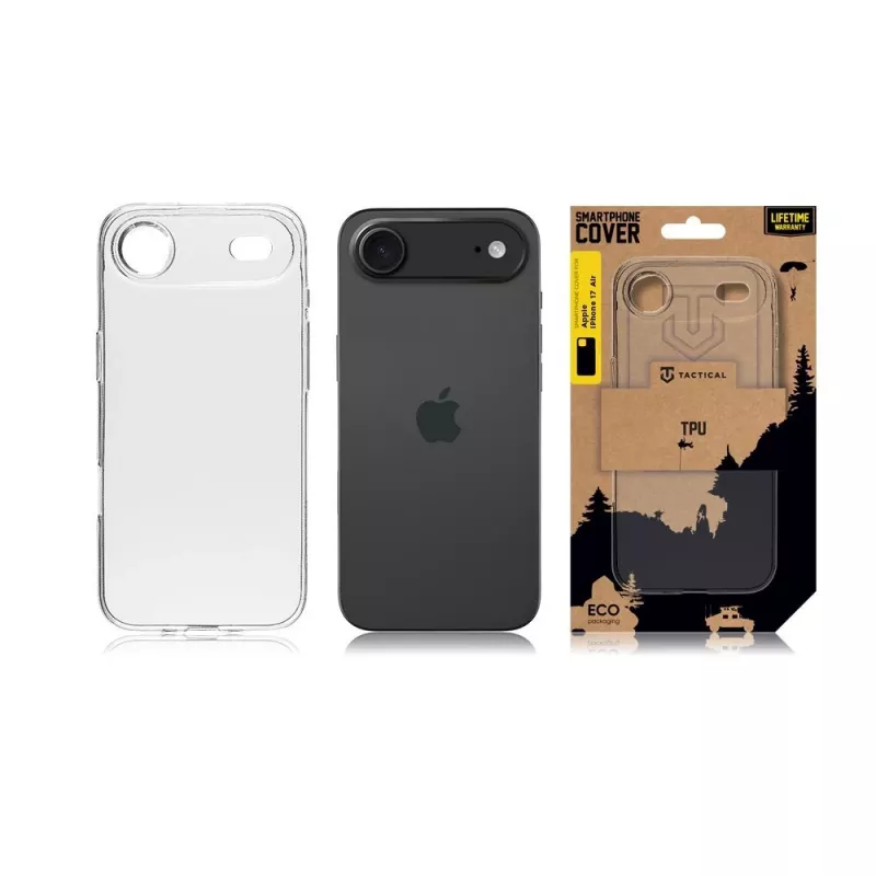 Tactical Back Cover TPU für iPhone Air Transparent