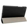 Tactical Book Cover Tri Fold für Samsung Galaxy Tab A9 8,7 Zoll Schwarz