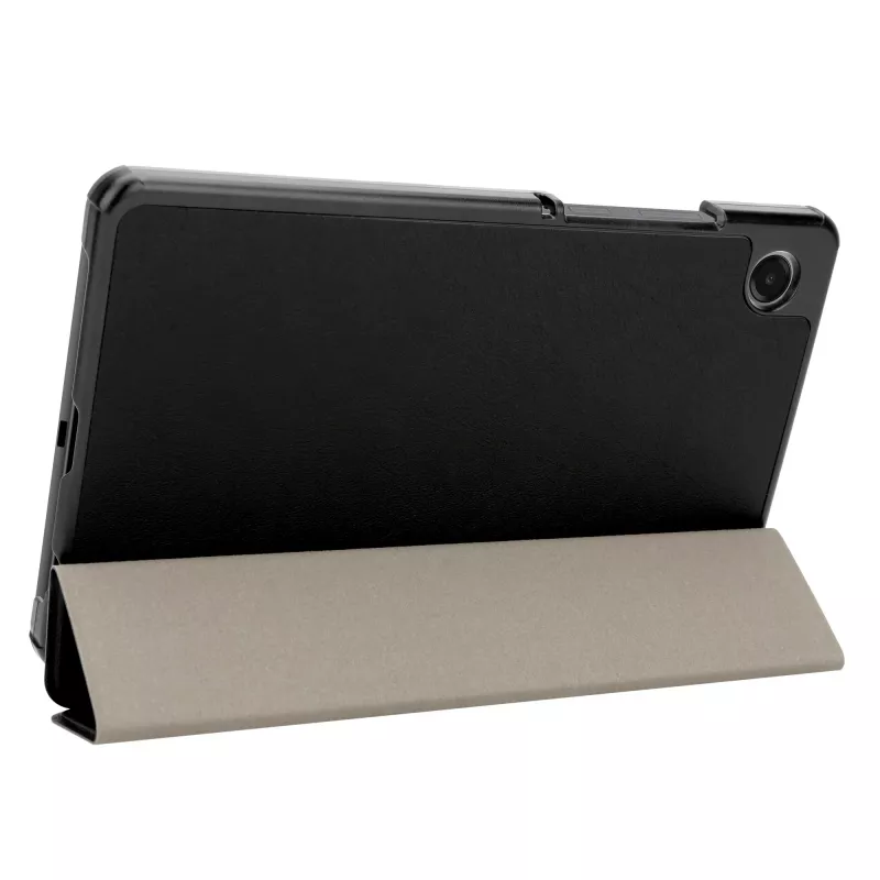 Tactical Book Cover Tri Fold für Samsung Galaxy Tab A9 8,7 Zoll Schwarz