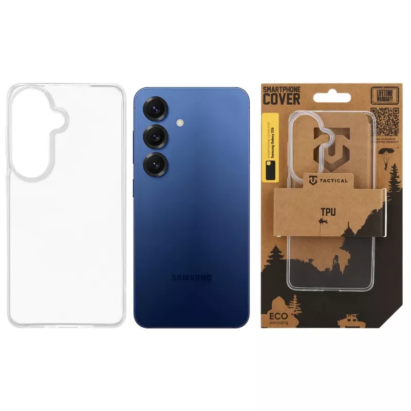 Taktische TPU-Rückseitenabdeckung für Samsung Galaxy S26 Transparent