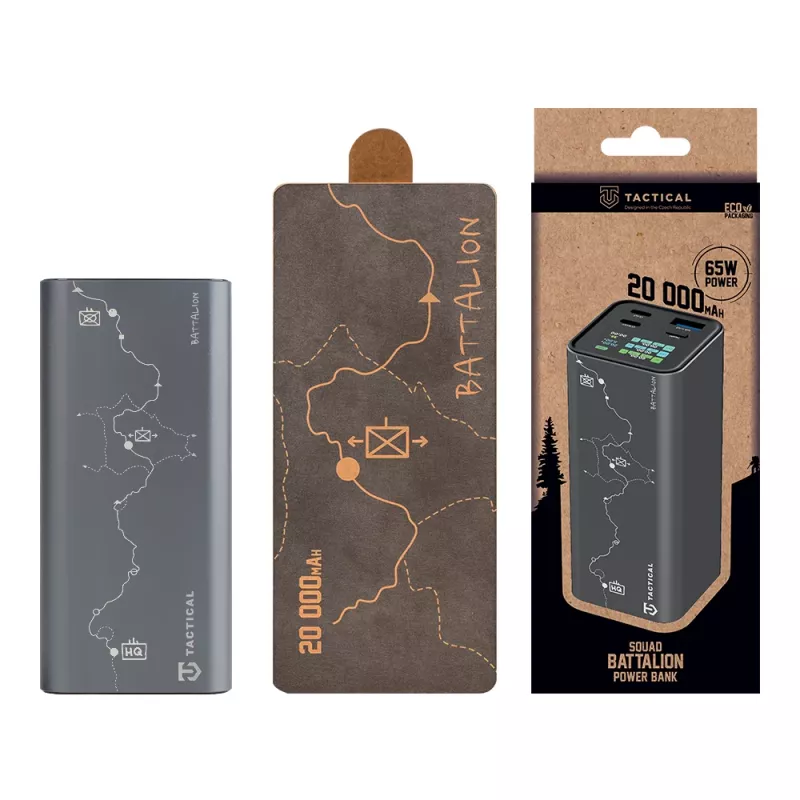 Tactical Squad Battalion 65W 20000mAh Power Bank
