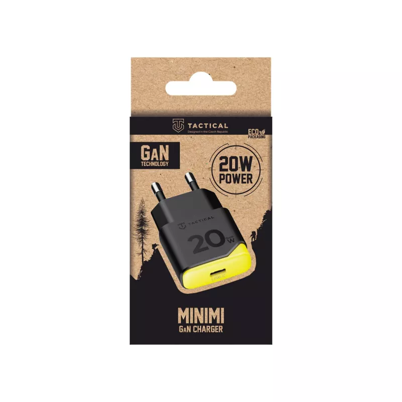 Tactical Minimi GaN 20W USB-C Ladegerät Schwarz