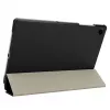 Tactical Book Cover Tri Fold Galaxy TAB A11+ Black