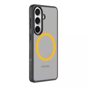 Taktische Rückseitenabdeckung MagForce Hyperstealth 2.0 für Samsung Galaxy S26, Schwarz/Gelb