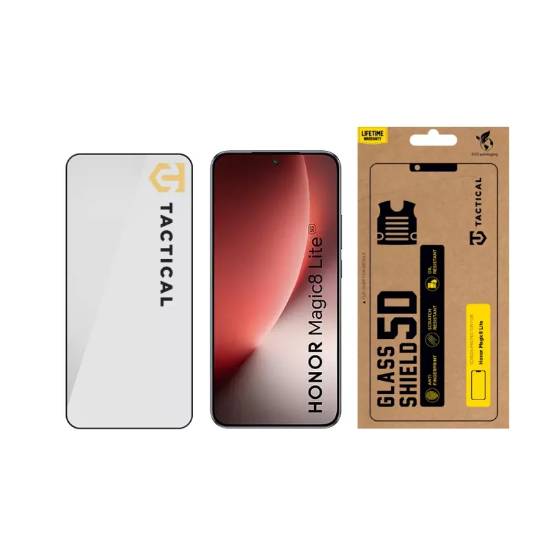 Tactical Glass Shield 5D für Magic8 Lite Schwarz