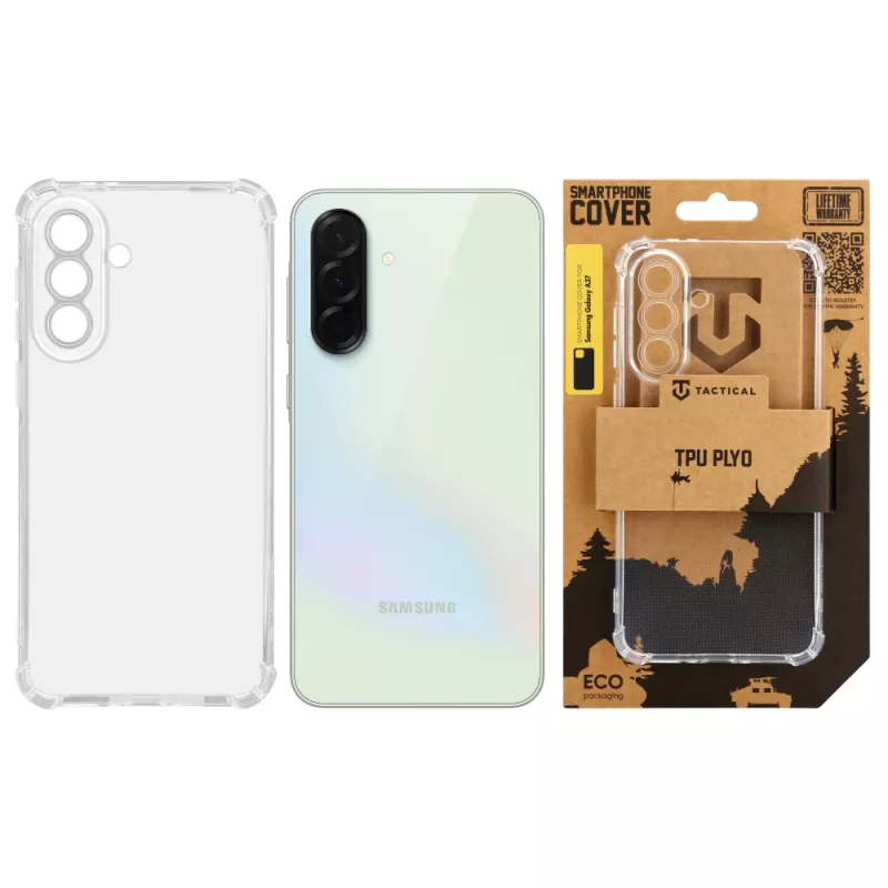 Tactical TPU Plyo Hülle für Samsung Galaxy A37, transparent
