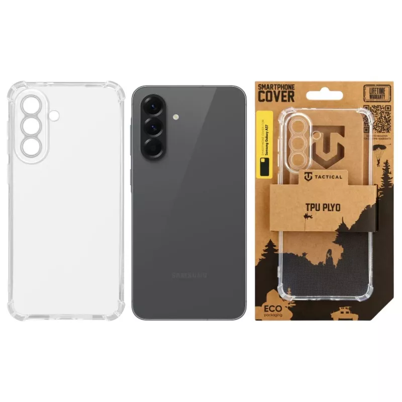 Tactical Back Cover TPU Plyo für Samsung Galaxy A57 Transparent