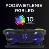 Rampage PROTE R6 Laptop-Kühlständer, 10-17 Zoll, RGB
