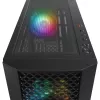 Rampage Shelob Mid Tower PC-Gehäuse, 4x ARGB-Lüfter, gehärtetes Glas, Schwarz