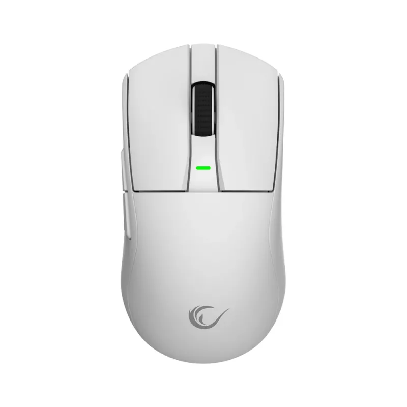 Rampage Zenith Pro Wireless Gaming Mouse 26000 DPI White + 4KHz Receiver PAW3395 BT 5.2