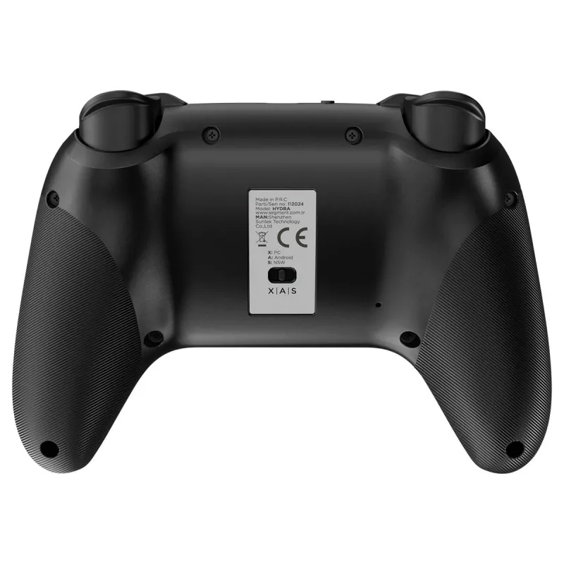Rampage Hydra Pro Pad Wireless RGB 2.4G Hall Effect Controller mit magnetischen Triggern, Schwarz