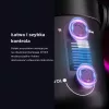 Rampage Diyez RGB USB-C Gaming-Mikrofon, Schwarz