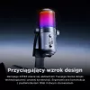 Rampage Diyez RGB USB-C Gaming-Mikrofon, Schwarz