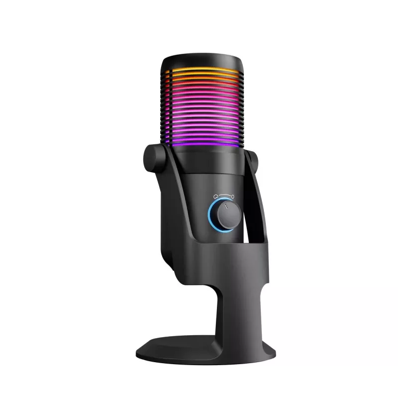 Rampage Diyez RGB USB-C Gaming-Mikrofon, Schwarz