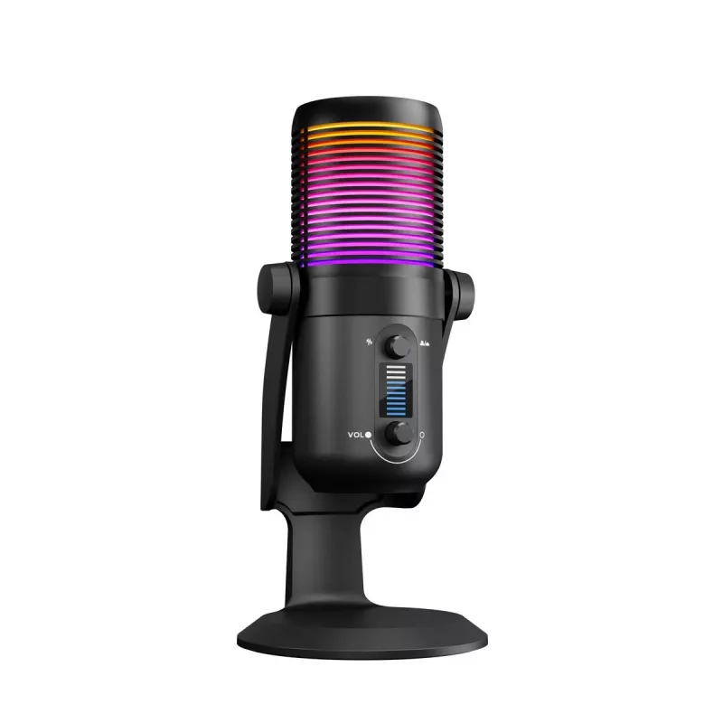 Rampage Diyez RGB USB-C Gaming-Mikrofon, Schwarz