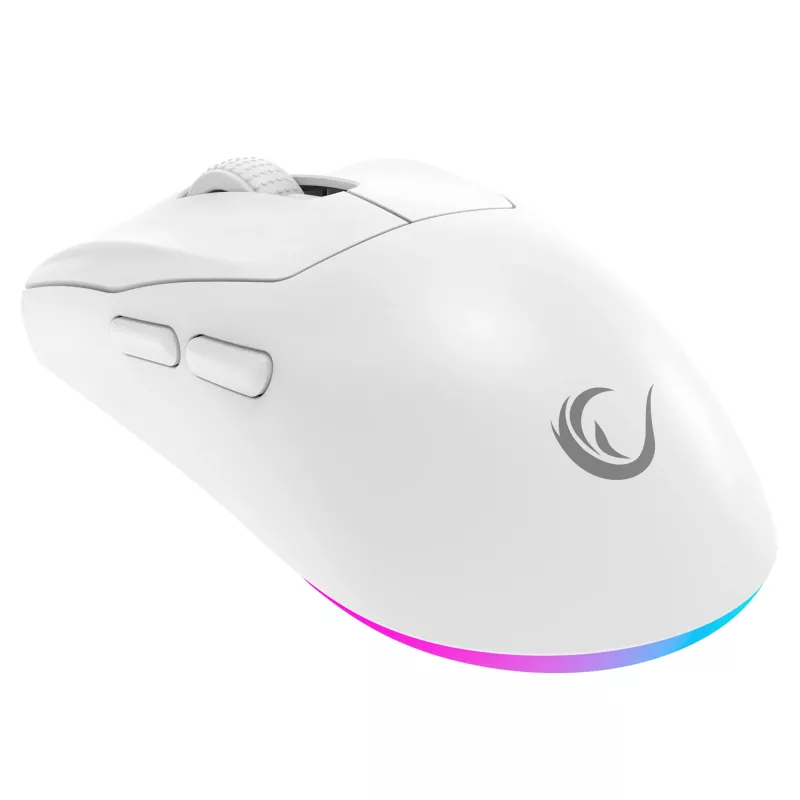 Rampage Prote M5 Pro 26000 DPI RGB LED 1kHz Weiße Gaming-Maus