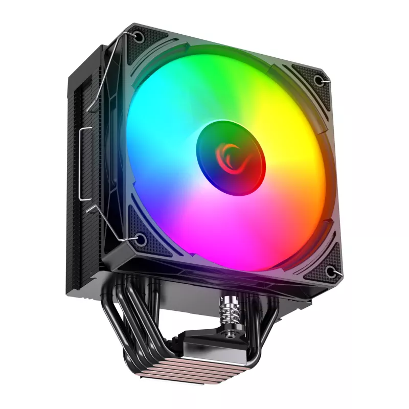 Rampage Octagon C70 CPU-Kühler LGA1700/AM5 LCD Lüfter Infinity 120mm ARGB Schwarz