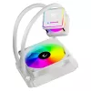 Rampage INFINITE V120 All-in-One Flüssigkeits-CPU-Kühler 120mm ARGB, Temperaturanzeige, Weiß