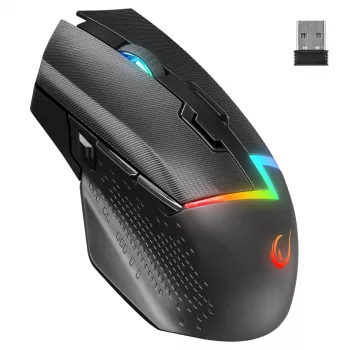 Rampage Drop M3 V2 Wireless Gaming Mouse 24000 DPI 1000 Hz Schwarz