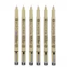 Sakura Pigma Micron Fineliner Stifteset 6-teilig Schwarz