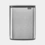 Brabantia BO Mülleimer 12 Liter Mattstahl Fingerabdruckfest