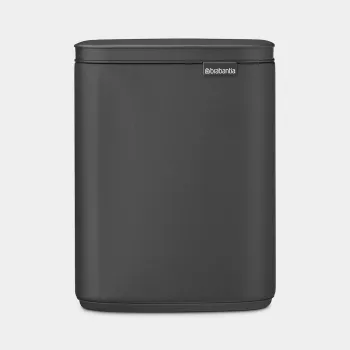 Brabantia Bo Abfalleimer 7 Liter Mineral Infinite Grey