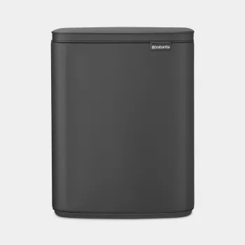 Brabantia BO Mülleimer 12 Liter Matt Infinite Grey