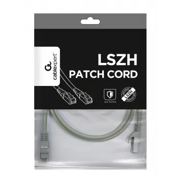 GEMBIRD PP6A-LSZHCU-1M Cat6A SFTP LSZH RJ45 Patchkabel 1m Grau
