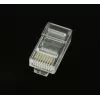 Gembird LC-8P8C-002/50 RJ-45 Modularstecker, transparent, vergoldet, 50er-Pack