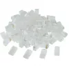 Gembird LC-8P8C-002/50 RJ-45 Modularstecker, transparent, vergoldet, 50er-Pack