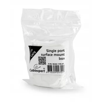Gembird Cablexpert NCAC-1F6-01 Netzwerk-Aufputzdose