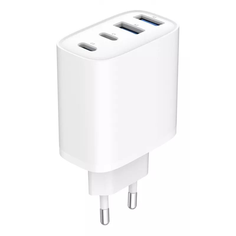 GEMBIRD TA-UC-2A2C-PD40-01-W GaN USB PD 4-Port Ladegerät, 40 W, Weiß