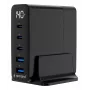 GEMBIRD TA-UC-2A3C-PD140-01-BK GaN 5-Port USB-C & USB-A Schnellladegerät, 140 W, Schwarz