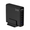 Gembird TA-UC-2A4C-PD240-01-BK 6-Port USB-Ladegerät 240W GaN Schwarz